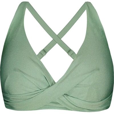 Barts Top Bikini Isla Cross Halter Full Sage 40 Barts Top Bikini Isla Cross Halter Full Sage 40