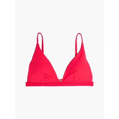 Tommy Hilfiger Top Bikini Triangle Fixed Rp Vivacious Pink XS Tommy Hilfiger Top Bikini Triangle Fixed Rp Vivacious Pink XS