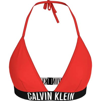 Calvin Klein Top Bikini Kw0kw0285 Triangle Flaming Chili XS Calvin Klein Top Bikini Kw0kw0285 Triangle Flaming Chili XS