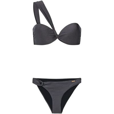 Protest Bikini Blum Bandeau Anthracite Grey L Protest Bikini Blum Bandeau Anthracite Grey L