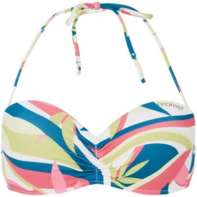 Protest Top Bikini Leslie 25 Bandeau Guava Pink M Protest Top Bikini Leslie 25 Bandeau Guava Pink M