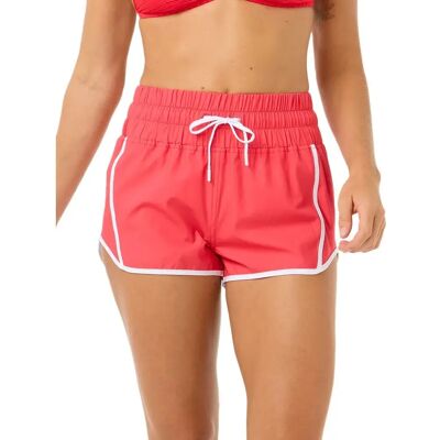Rip Curl Pantaloncino Da Bagno High Waist Retro Volley 3´´ Hibiscus Red 2XS Rip Curl Pantaloncino Da Bagno High Waist Retro Volley 3´´ Hibiscus Red 2XS