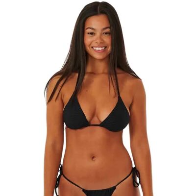 Rip Curl Top Bikini Premium Surf D-dd Sliding Triangle Black S Rip Curl Top Bikini Premium Surf D-dd Sliding Triangle Black S