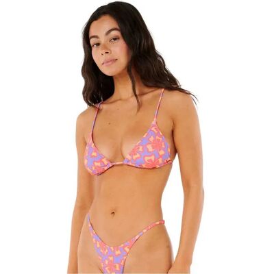 Rip Curl Top Bikini Neon Isles Sliding Triangle Purple L Rip Curl Top Bikini Neon Isles Sliding Triangle Purple L
