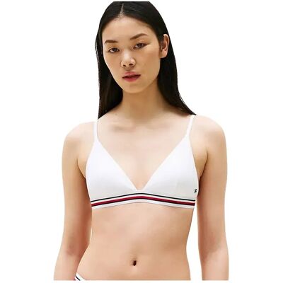 Tommy Hilfiger Top Bikini Uw0uw05805 Triangle White XS Tommy Hilfiger Top Bikini Uw0uw05805 Triangle White XS