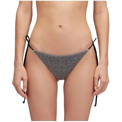 Sundek Slip Bikini Anita Lurex Briefs With Adjustable Hips Silver XS Sundek Slip Bikini Anita Lurex Briefs With Adjustable Hips Silver XS