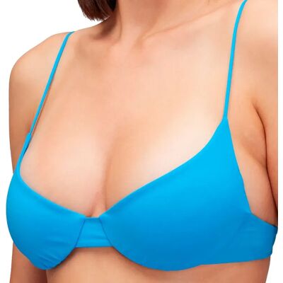 Sundek Top Bikini Bralette With Adjustable Straps Bilberry M Sundek Top Bikini Bralette With Adjustable Straps Bilberry M