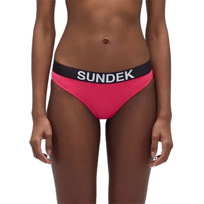Sundek Slip Bikini Carmel Briefs Culotte With Logoed Elastic Pitaya S Sundek Slip Bikini Carmel Briefs Culotte With Logoed Elastic Pitaya S