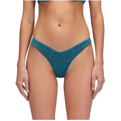 Sundek Slip Bikini Loren Lurex High-leg Briefs Bilberry S Sundek Slip Bikini Loren Lurex High-leg Briefs Bilberry S