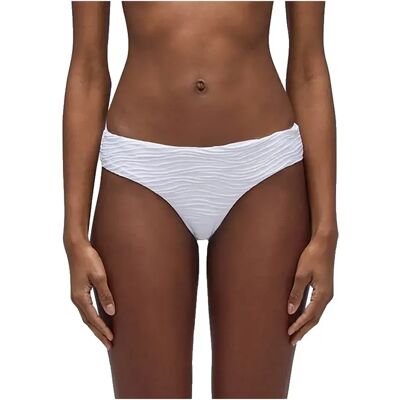 Sundek Slip Bikini Marisol Zebra Jacquard Culotte Briefs White S Sundek Slip Bikini Marisol Zebra Jacquard Culotte Briefs White S
