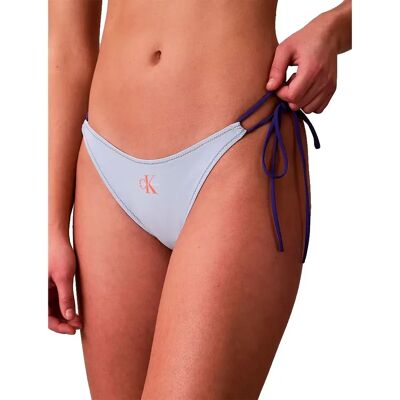 Calvin Klein Slip Bikini Lv00q61215 Side Tie Breezy Blue S Calvin Klein Slip Bikini Lv00q61215 Side Tie Breezy Blue S