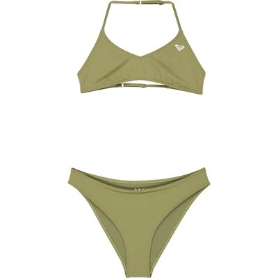 Roxy Bikini Solid Active Rg Triangle Bralette Oil Green 14 Anni Roxy Bikini Solid Active Rg Triangle Bralette Oil Green 14 Anni