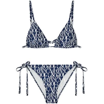 Emporio Armani Bikini Ew000799_af2022 Triangle Ink / Logo White M Emporio Armani Bikini Ew000799_af2022 Triangle Ink / Logo White M