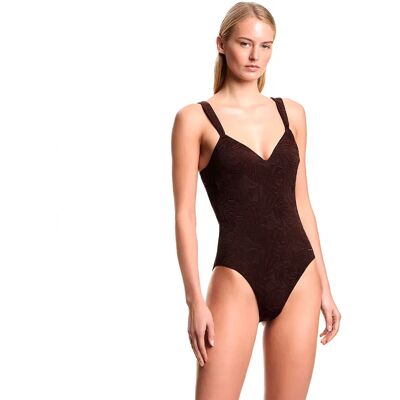 Emporio Armani Costume Da Bagno Ew003279_af2021 Brown Monstera L Emporio Armani Costume Da Bagno Ew003279_af2021 Brown Monstera L