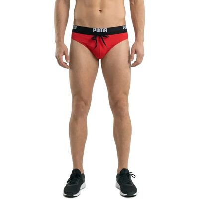 Puma Costume Da Bagno A Slip Logo Red XL Puma Costume Da Bagno A Slip Logo Red XL