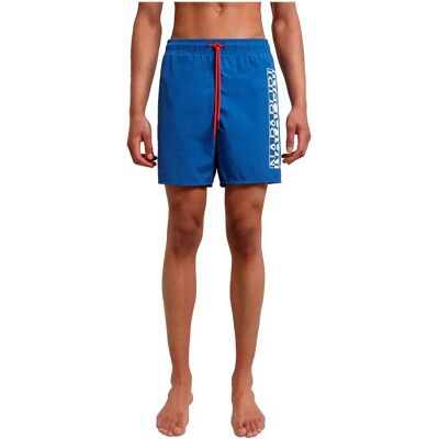 Napapijri Pantaloncino Da Bagno V-box Skydiver Blue M Napapijri Pantaloncino Da Bagno V-box Skydiver Blue M