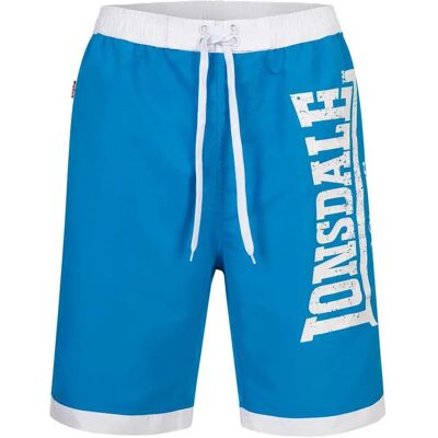 Lonsdale Pantaloncino Da Bagno Clennell Blue / White 4XL Lonsdale Pantaloncino Da Bagno Clennell Blue / White 4XL