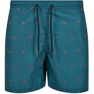 Urban Classics Pantaloncino Da Bagno Tb2680 Shark / Teal / Toffee L Urban Classics Pantaloncino Da Bagno Tb2680 Shark / Teal / Toffee L
