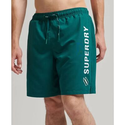 Superdry Costume Da Bagno Code Applque 19inch Green 2XL Superdry Costume Da Bagno Code Applque 19inch Green 2XL