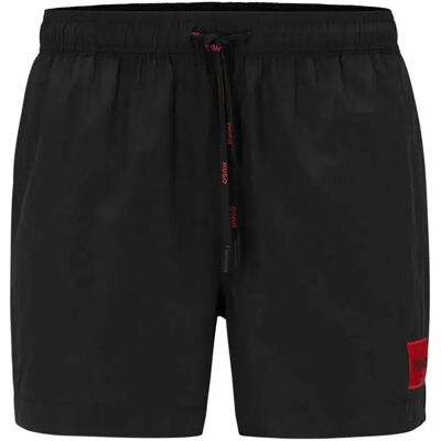 Hugo Pantaloncino Da Bagno Dominica 10238035 Red Black S Hugo Pantaloncino Da Bagno Dominica 10238035 Red Black S