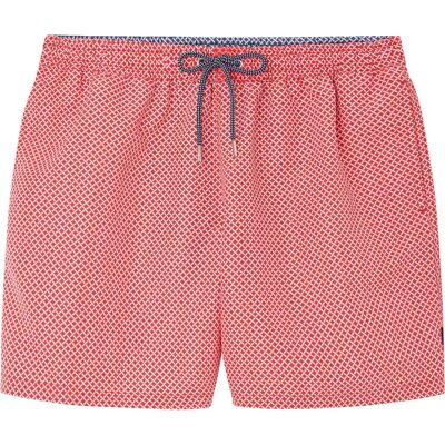 Hackett Pantaloncino Da Bagno Grid Red L Hackett Pantaloncino Da Bagno Grid Red L