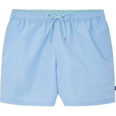 Hackett Pantaloncino Da Bagno Grid Summer Blue S Hackett Pantaloncino Da Bagno Grid Summer Blue S