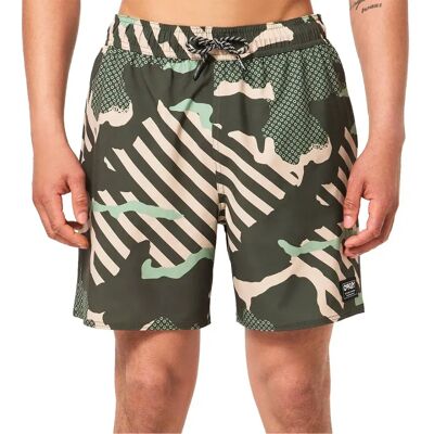 Oakley Apparel Pantaloncino Da Bagno Grip Camo Rc 18´´ Green Stripe / Grip Camo XS Oakley Apparel Pantaloncino Da Bagno Grip Camo Rc 18´´ Green Stripe / Grip Camo XS