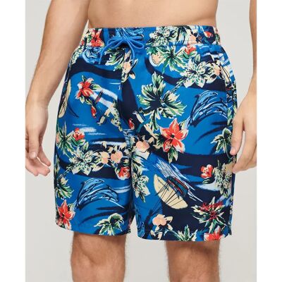 Superdry Pantaloncino Da Bagno Hawaiian Print 17´´ Dolphin Ocean Blue L Superdry Pantaloncino Da Bagno Hawaiian Print 17´´ Dolphin Ocean Blue L