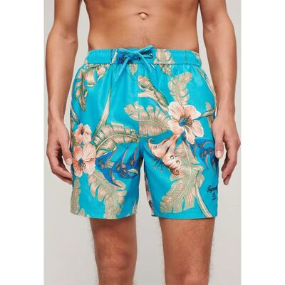 Superdry Pantaloncino Da Bagno Hawaiian Print 17´´ Eden Hawaiian Aqua L Superdry Pantaloncino Da Bagno Hawaiian Print 17´´ Eden Hawaiian Aqua L