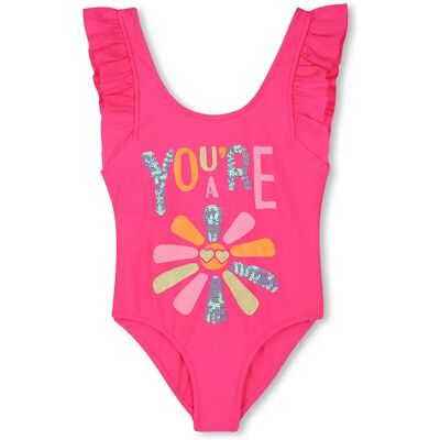 Billieblush Costume Da Bagno U20916 Pink 6 Anni Billieblush Costume Da Bagno U20916 Pink 6 Anni