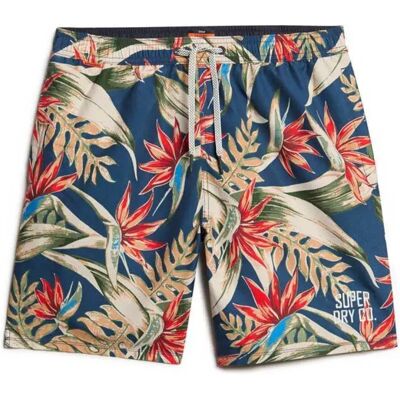 Superdry Pantaloncino Da Bagno Hawaiian Print 16´´ Bird Of Paradise Navy M Superdry Pantaloncino Da Bagno Hawaiian Print 16´´ Bird Of Paradise Navy M