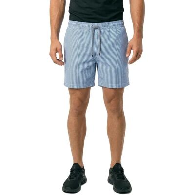 FaÇonnable Pantaloncino Da Bagno Seersucker Marine Blue L FaÇonnable Pantaloncino Da Bagno Seersucker Marine Blue L
