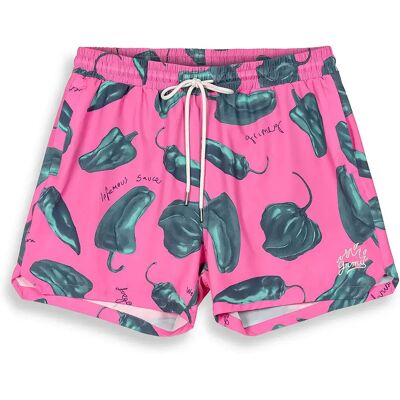 Grimey Pantaloncino Da Bagno The Red Hot Pink S Grimey Pantaloncino Da Bagno The Red Hot Pink S
