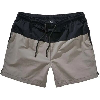 Brandit Pantaloncino Da Bagno Basic Black / Grey 3XL Brandit Pantaloncino Da Bagno Basic Black / Grey 3XL