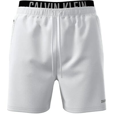 Calvin Klein Costume Da Bagno Boxer Lv00n61015 5´´ Classic White L Calvin Klein Costume Da Bagno Boxer Lv00n61015 5´´ Classic White L