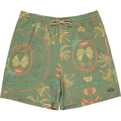 Billabong Pantaloncino Da Bagno Wasted Times Moss Green L Billabong Pantaloncino Da Bagno Wasted Times Moss Green L