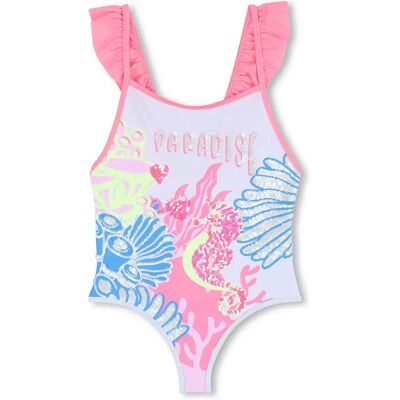 Billieblush Costume Da Bagno U21967 White 8 Anni Billieblush Costume Da Bagno U21967 White 8 Anni