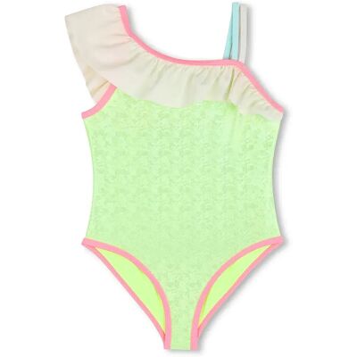Billieblush Costume Da Bagno U21965 Green Lemon 5 Anni Billieblush Costume Da Bagno U21965 Green Lemon 5 Anni