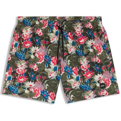 Boss Pantaloncino Da Bagno Piranha 10257165 Open Green M Boss Pantaloncino Da Bagno Piranha 10257165 Open Green M
