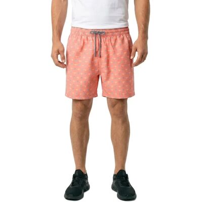 FaÇonnable Pantaloncino Da Bagno Birdie Coral Peach Pink L FaÇonnable Pantaloncino Da Bagno Birdie Coral Peach Pink L