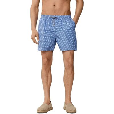 FaÇonnable Pantaloncino Da Bagno Square Regal Blue M FaÇonnable Pantaloncino Da Bagno Square Regal Blue M