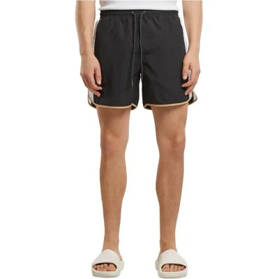 Urban Classics Pantaloncino Da Bagno Retro Look Black M Urban Classics Pantaloncino Da Bagno Retro Look Black M