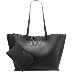 DKNY Borsa A Tracolla In Tessuto Nicole Black / Silver One Size DKNY Borsa A Tracolla In Tessuto Nicole Black / Silver One Size