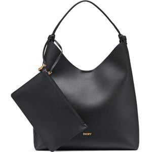DKNY Borsa Paula Hobo Black / Gold One Size DKNY Borsa Paula Hobo Black / Gold One Size