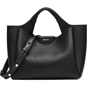 DKNY Borsa A Tracolla Willa Mini Satchel Black / Silver One Size DKNY Borsa A Tracolla Willa Mini Satchel Black / Silver One Size