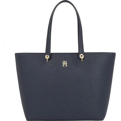 Tommy Hilfiger Borsa Shopper Emblem Space Blue One Size Tommy Hilfiger Borsa Shopper Emblem Space Blue One Size