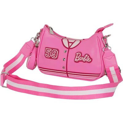 Karactermania Borsa A Tracolla Barbie Varsity Fancy Bag 2.0 Pink One Size Karactermania Borsa A Tracolla Barbie Varsity Fancy Bag 2.0 Pink One Size
