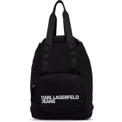 Karl Lagerfeld Jeans Borsa A Tracolla In Tessuto A1w3023 Black One Size Karl Lagerfeld Jeans Borsa A Tracolla In Tessuto A1w3023 Black One Size