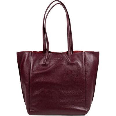 Munich Borsa Shopper Leather Loft Garnet One Size Munich Borsa Shopper Leather Loft Garnet One Size