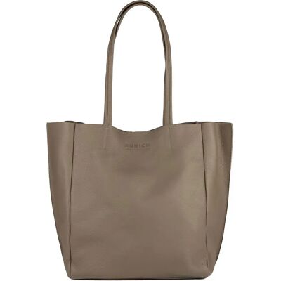 Munich Borsa Shopper Leather Loft Khaki One Size Munich Borsa Shopper Leather Loft Khaki One Size